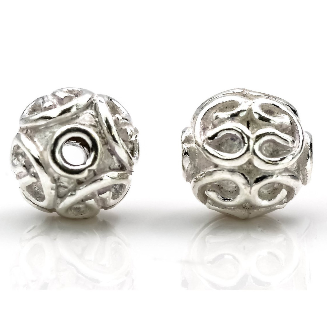 Bild von Kugeln verziert, Silber 925