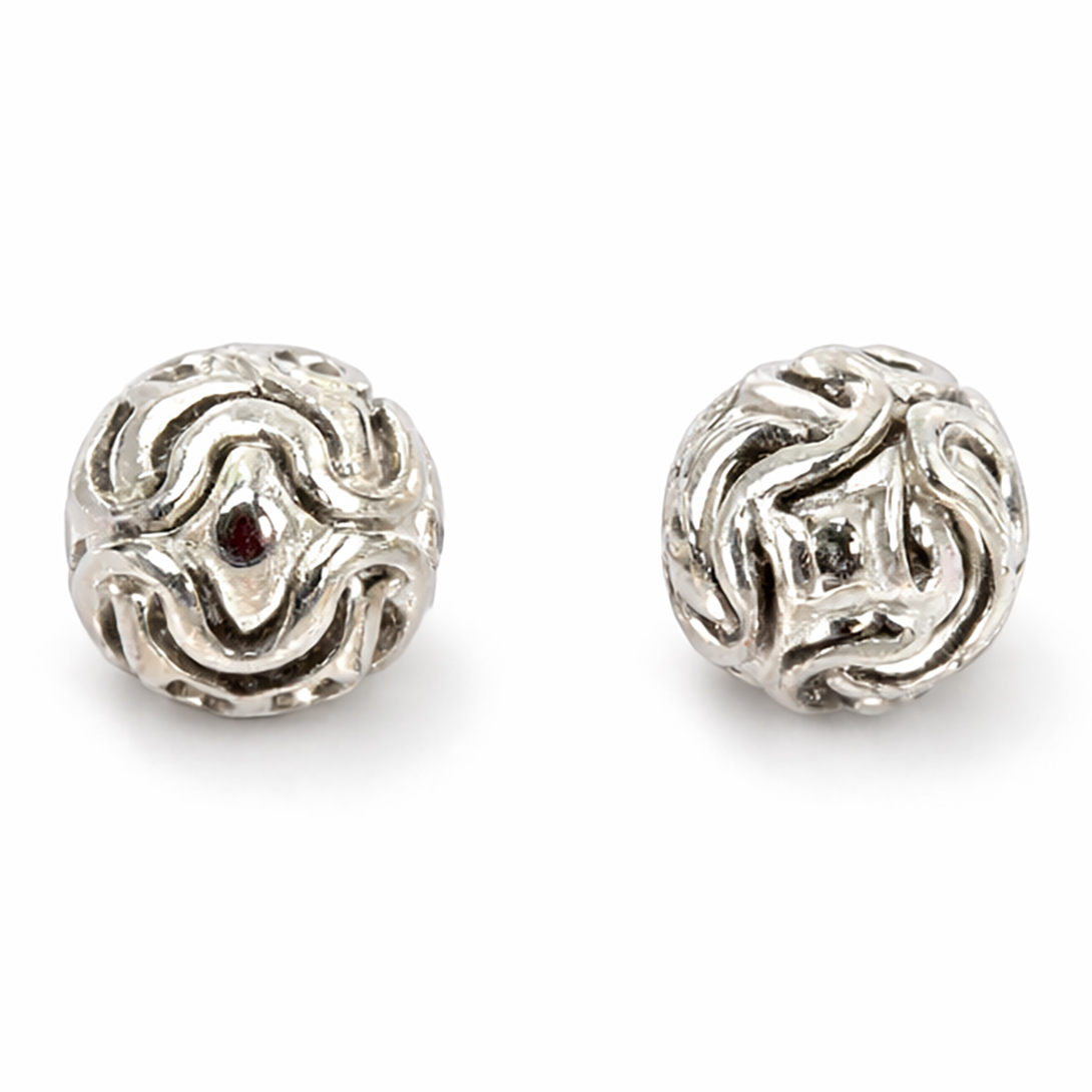 Bild von Kugeln verziert, Silber 925