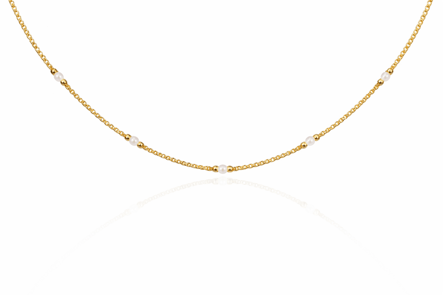 "angeli su un filo". Collana. Pietra di luna. Argento 925 placcato oro