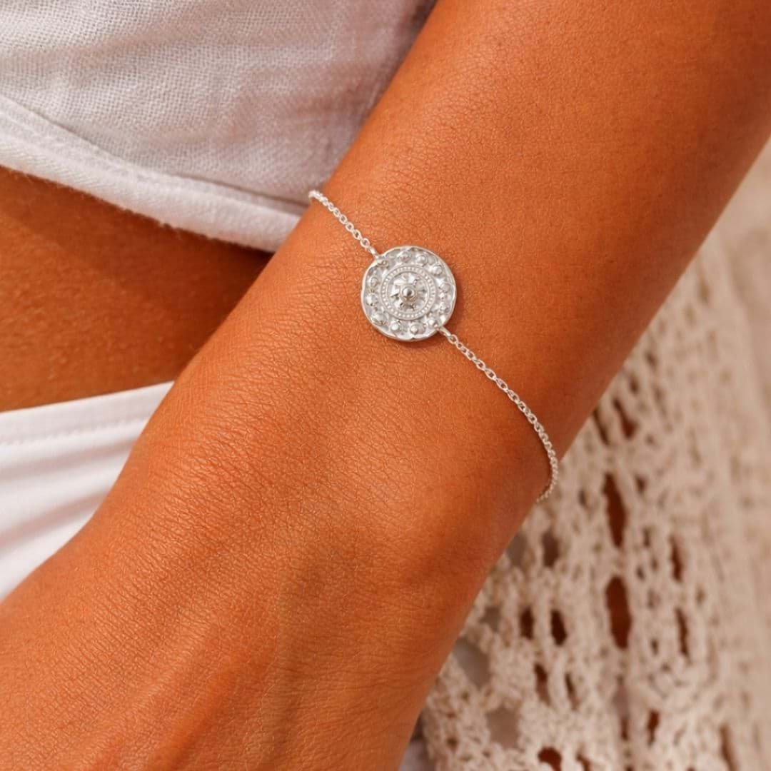 "Il sole in tasca". Topazio. Bracciale. Argento 925 