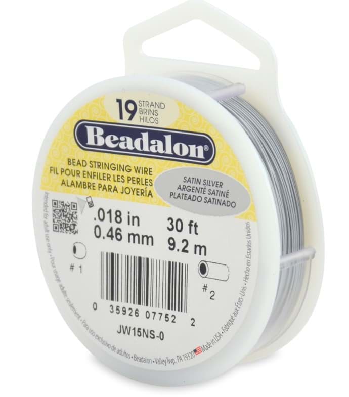 Schmuck-Draht "Soft 19" 0.46mm (9.2m) Satin Silver