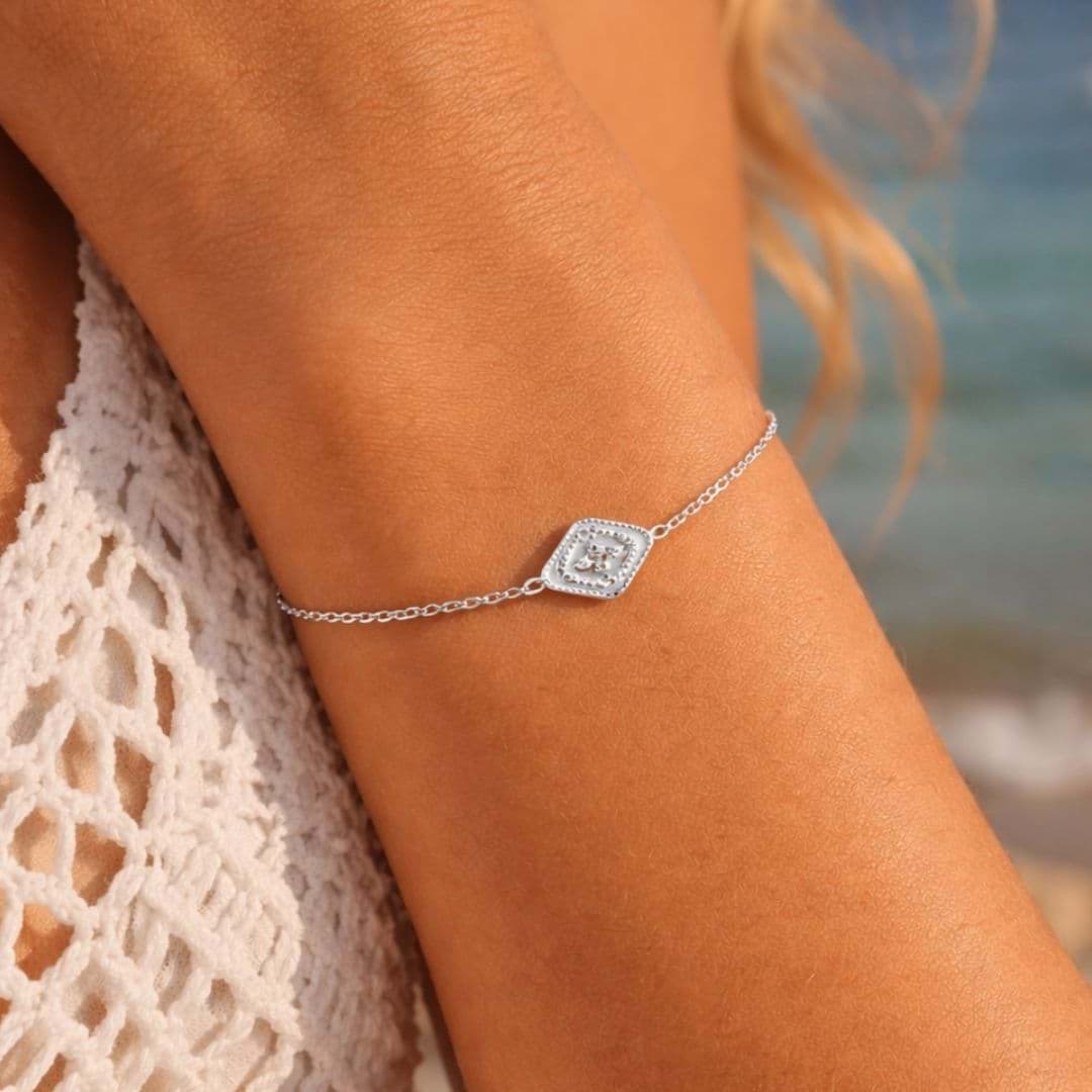 "Roma". Topas. Armband. Silber 925