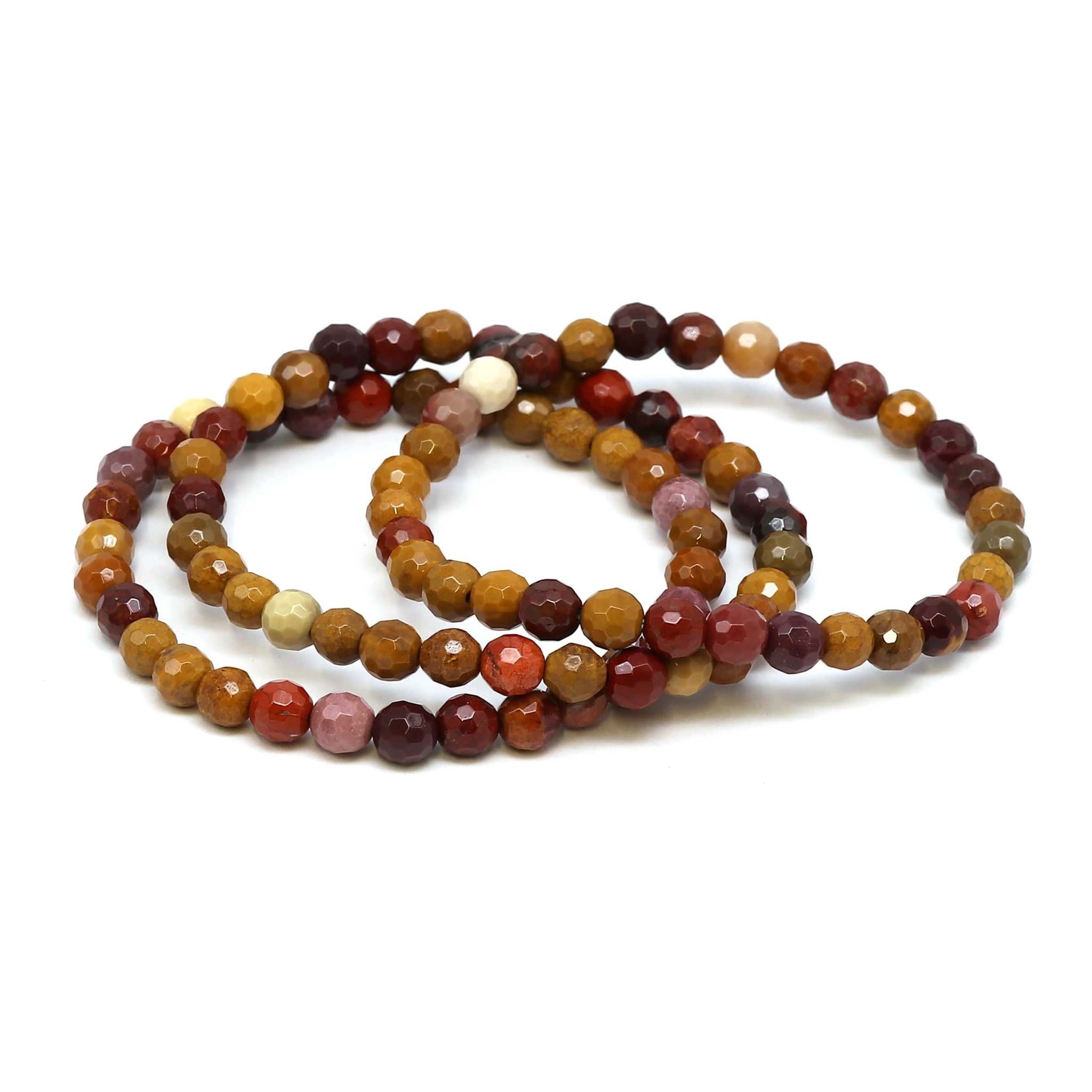 Mookait fac. Kugeln  6mm Armband