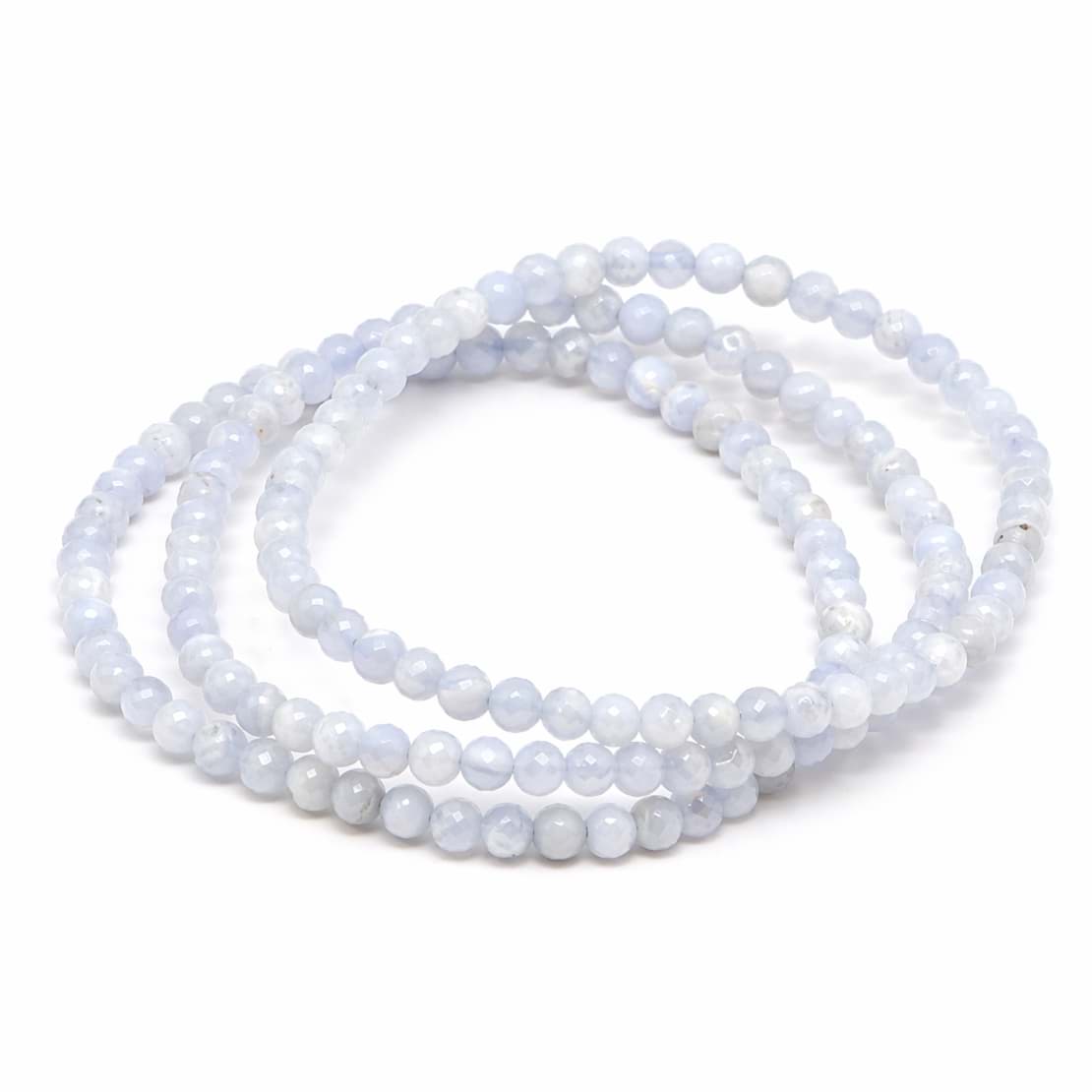 Chalcedon Kugeln  4mm Armband