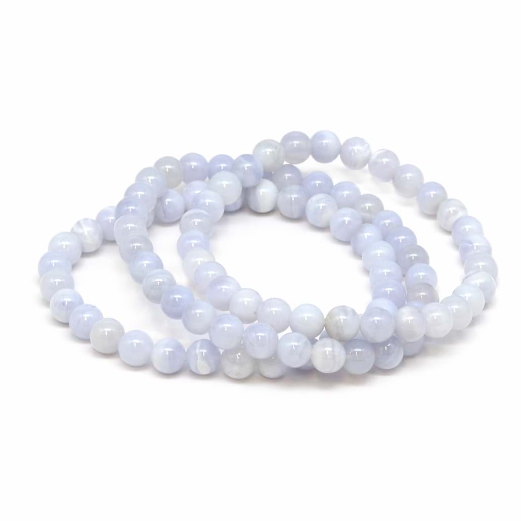 Chalcedon Kugeln  6mm Armband, Standard