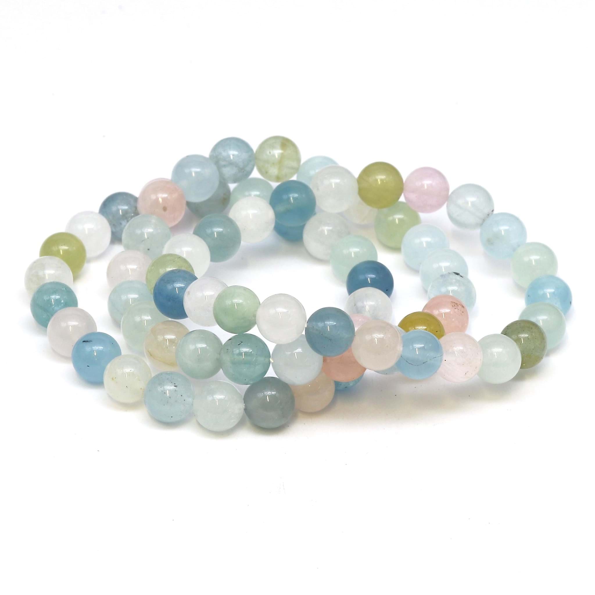 Beryll Kugeln  8mm Armband