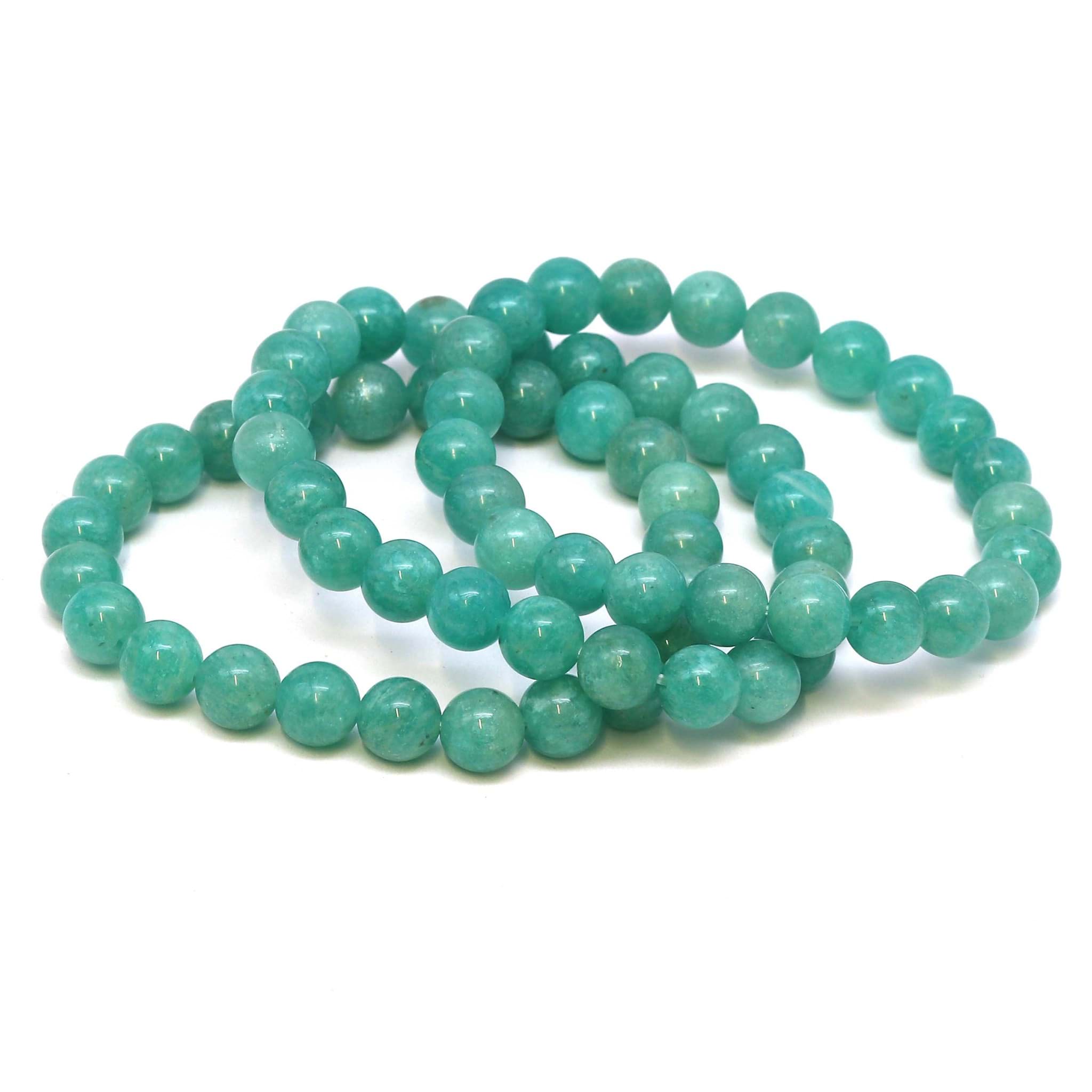Amazonit Kugeln  8mm Armband, Extra