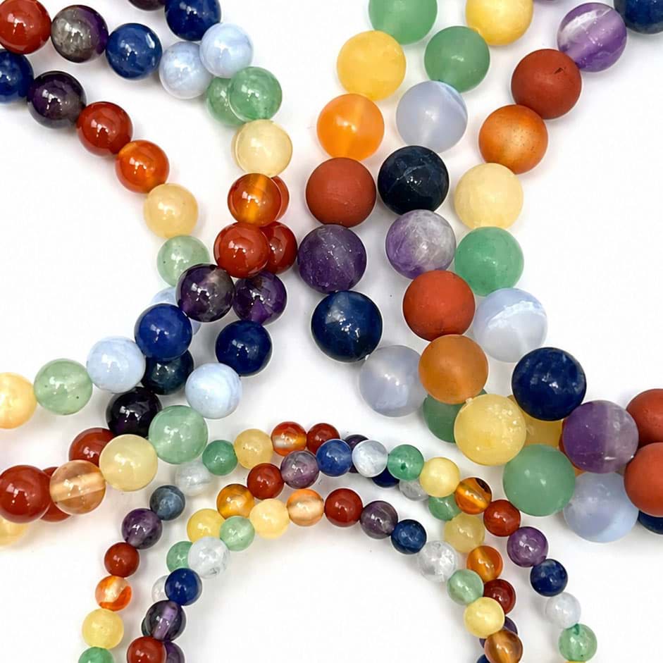 Chakra Kugeln Armbänder, Familien-Set