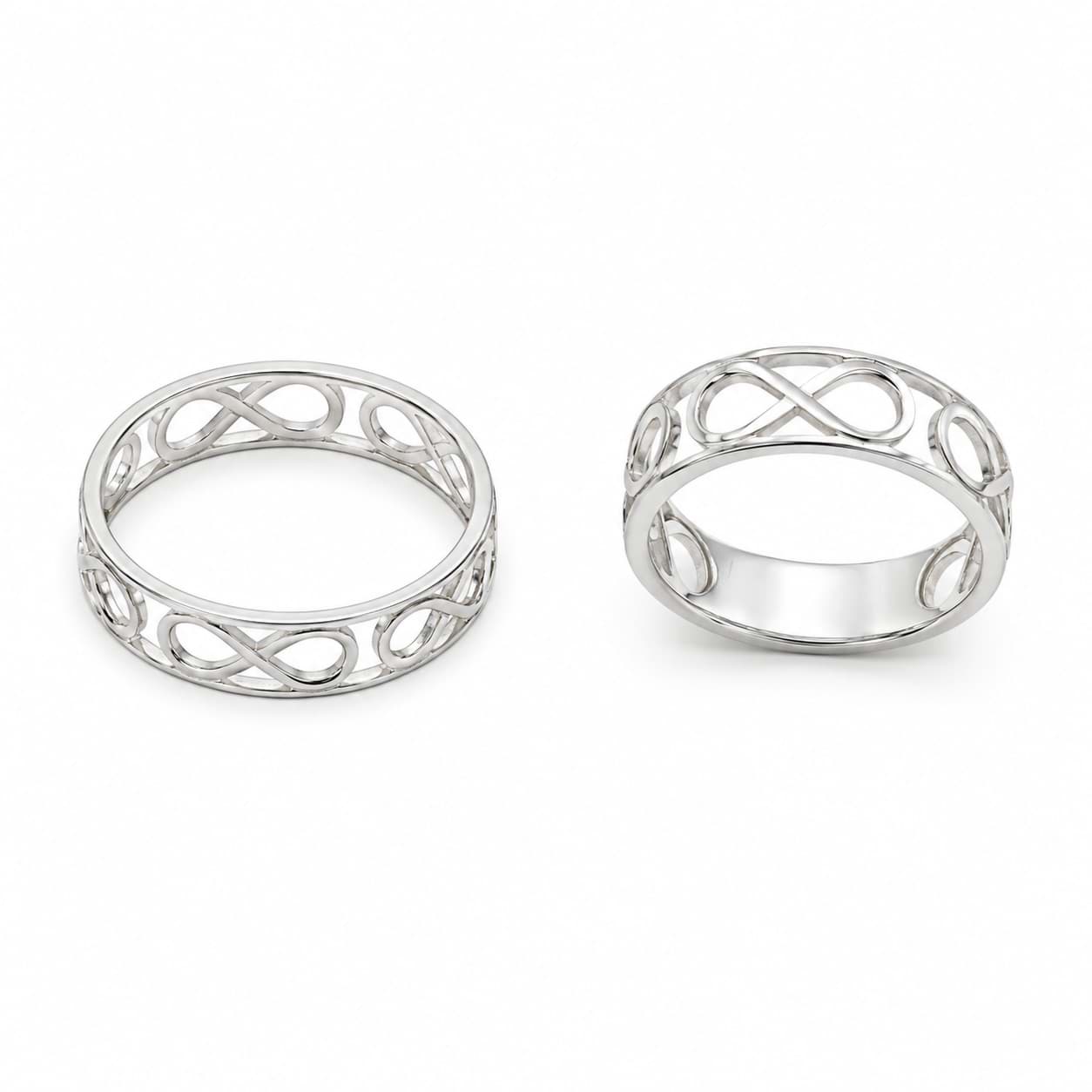 Anello "Infinty Band" da 4 mm, argento 925