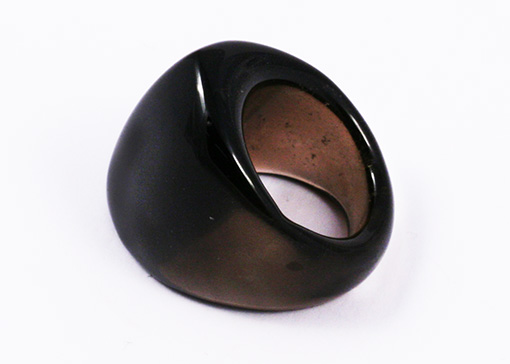 Bild von Rauchquarz Ring "Marquise" 30x25mm