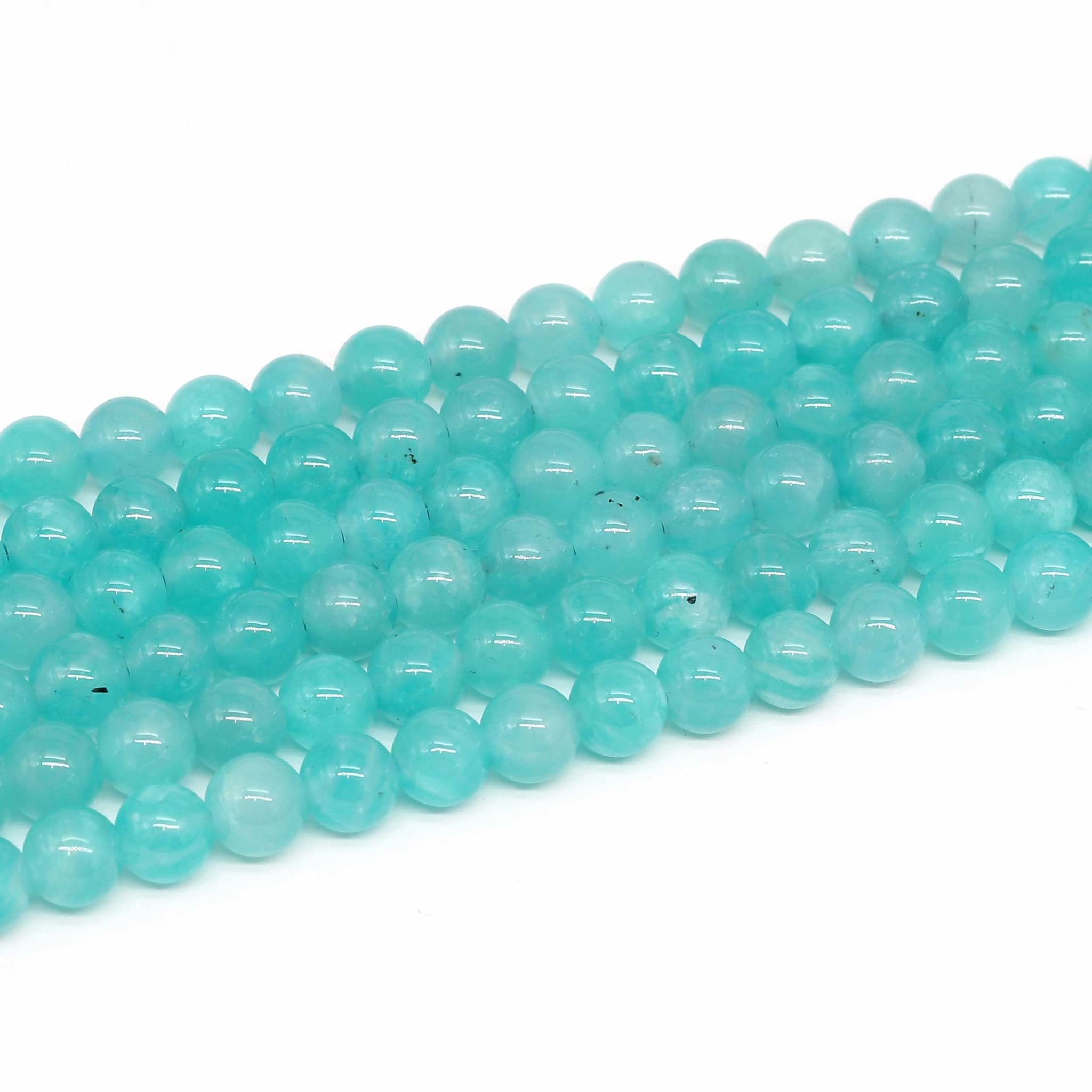 Amazonit Kugeln  6mm Strang, Extra