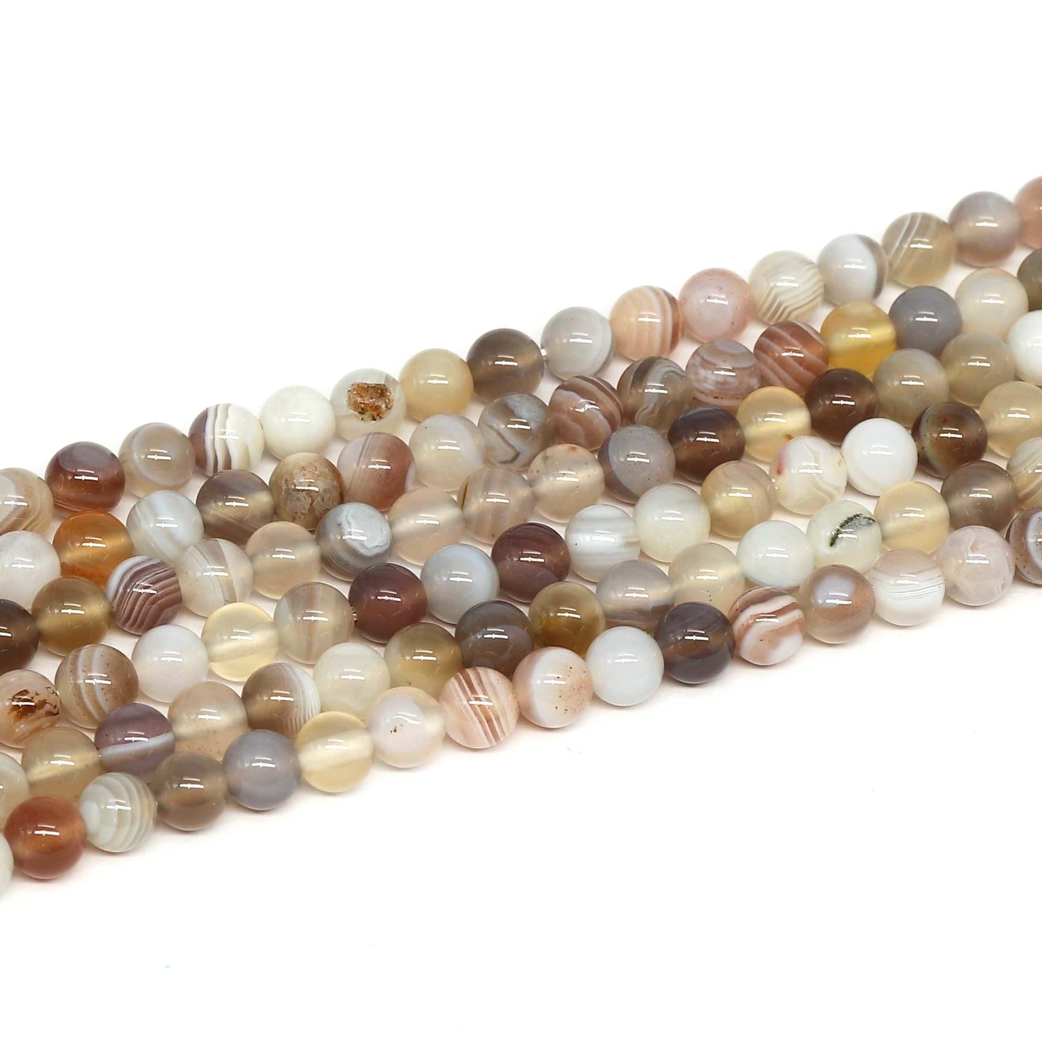 Botswana Achat Kugeln  4mm Strang