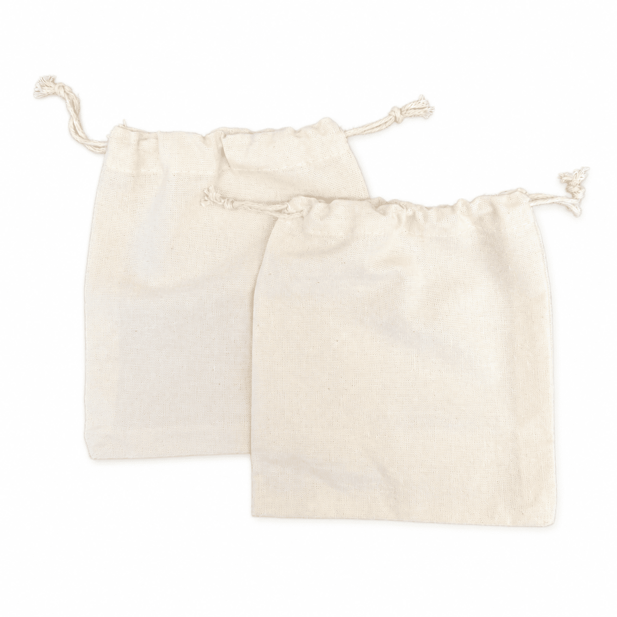 Schmucktäschli Beige 12x15cm, 100% Baumwolle