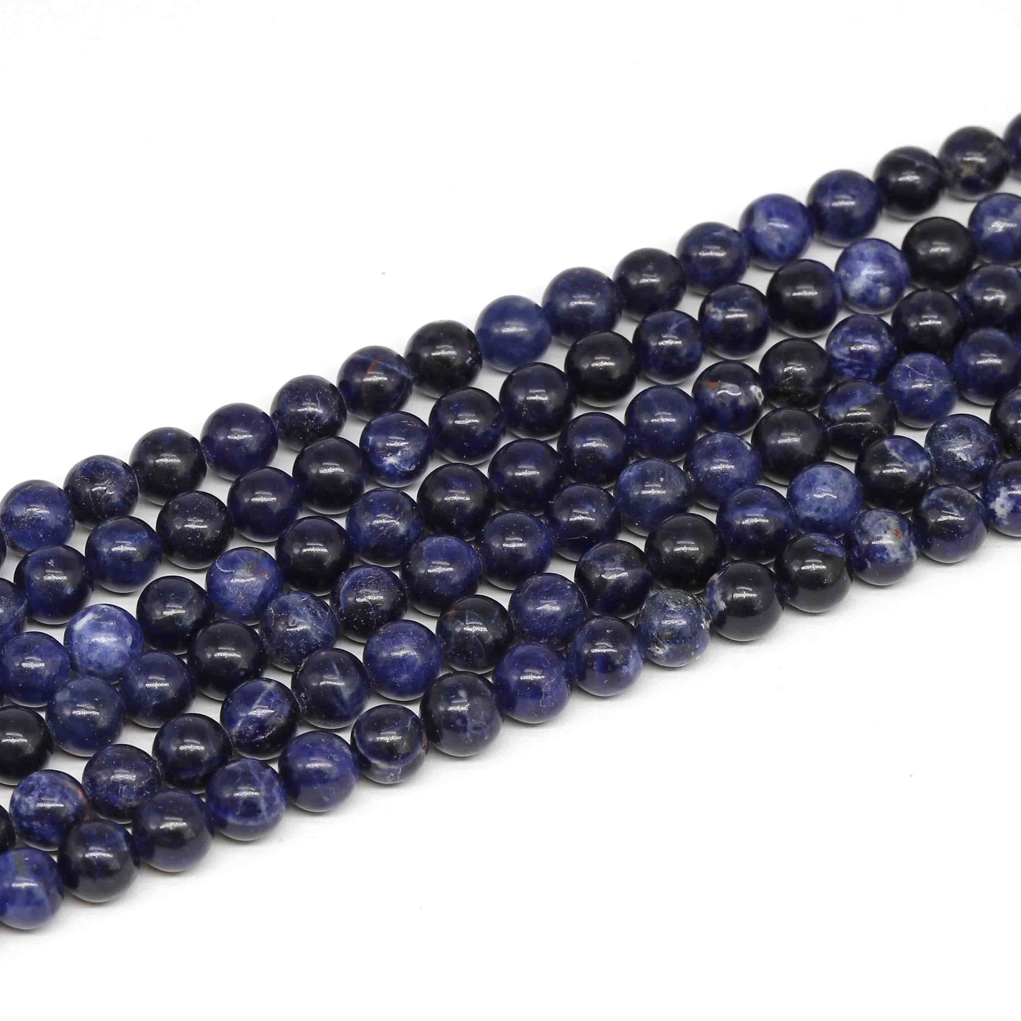 Sodalith Kugel  6mm Strang, Extra