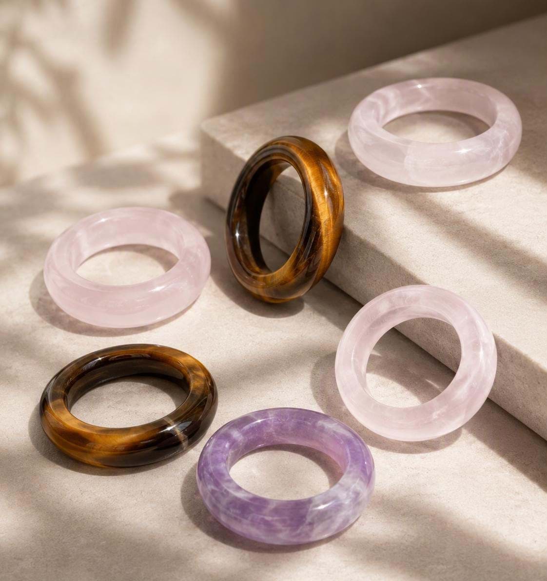 Bergkristall Fingerring 6mm