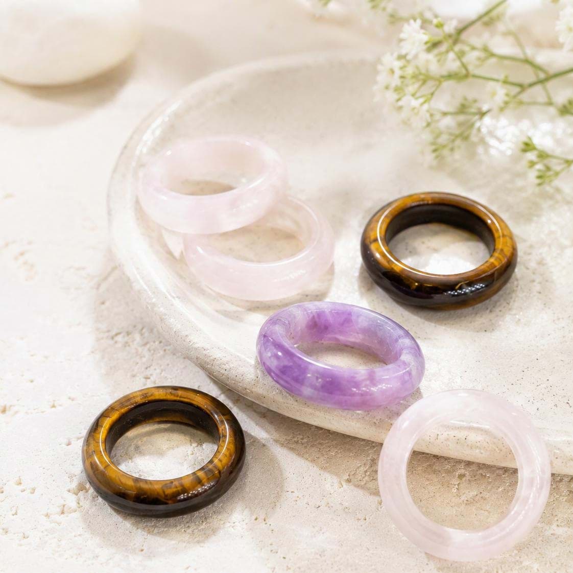 Amethyst Fingerring 6mm