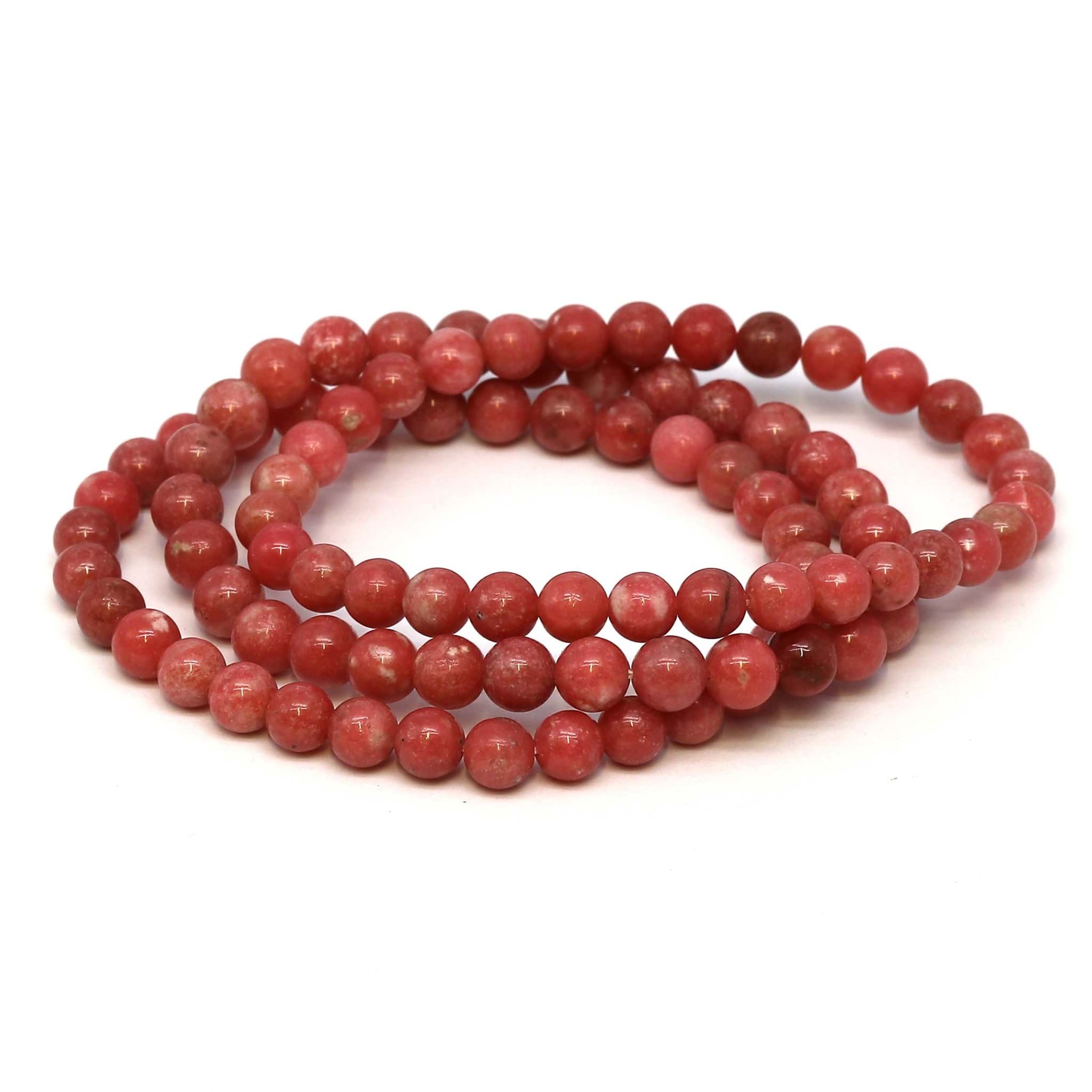 Thulit Kugeln  6mm Armband (Norwegen)