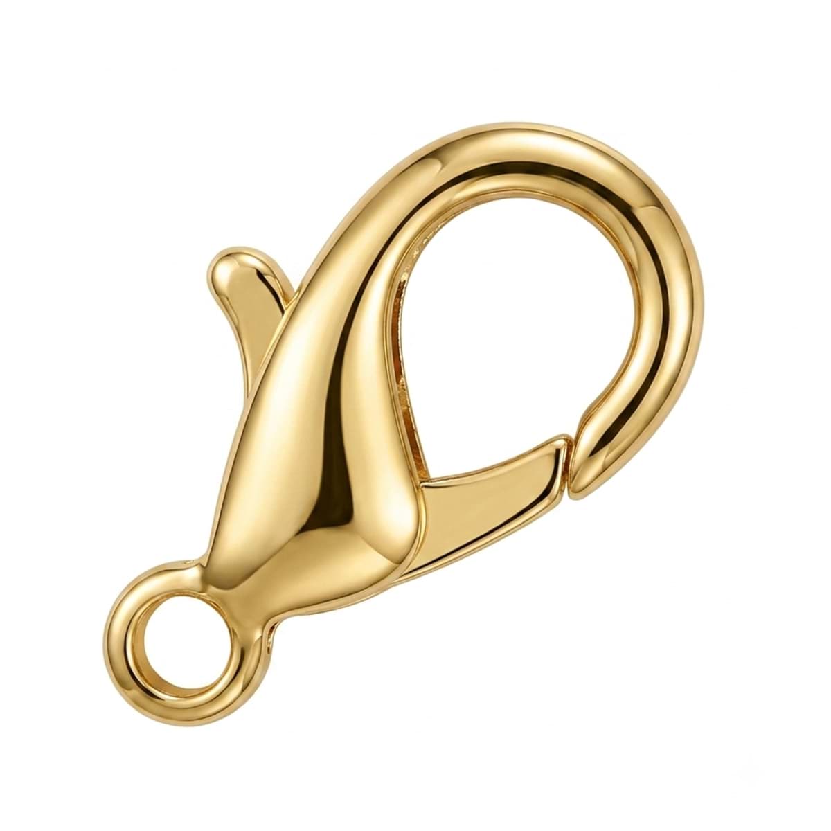  C-Karabiner mit angelötetem Ring