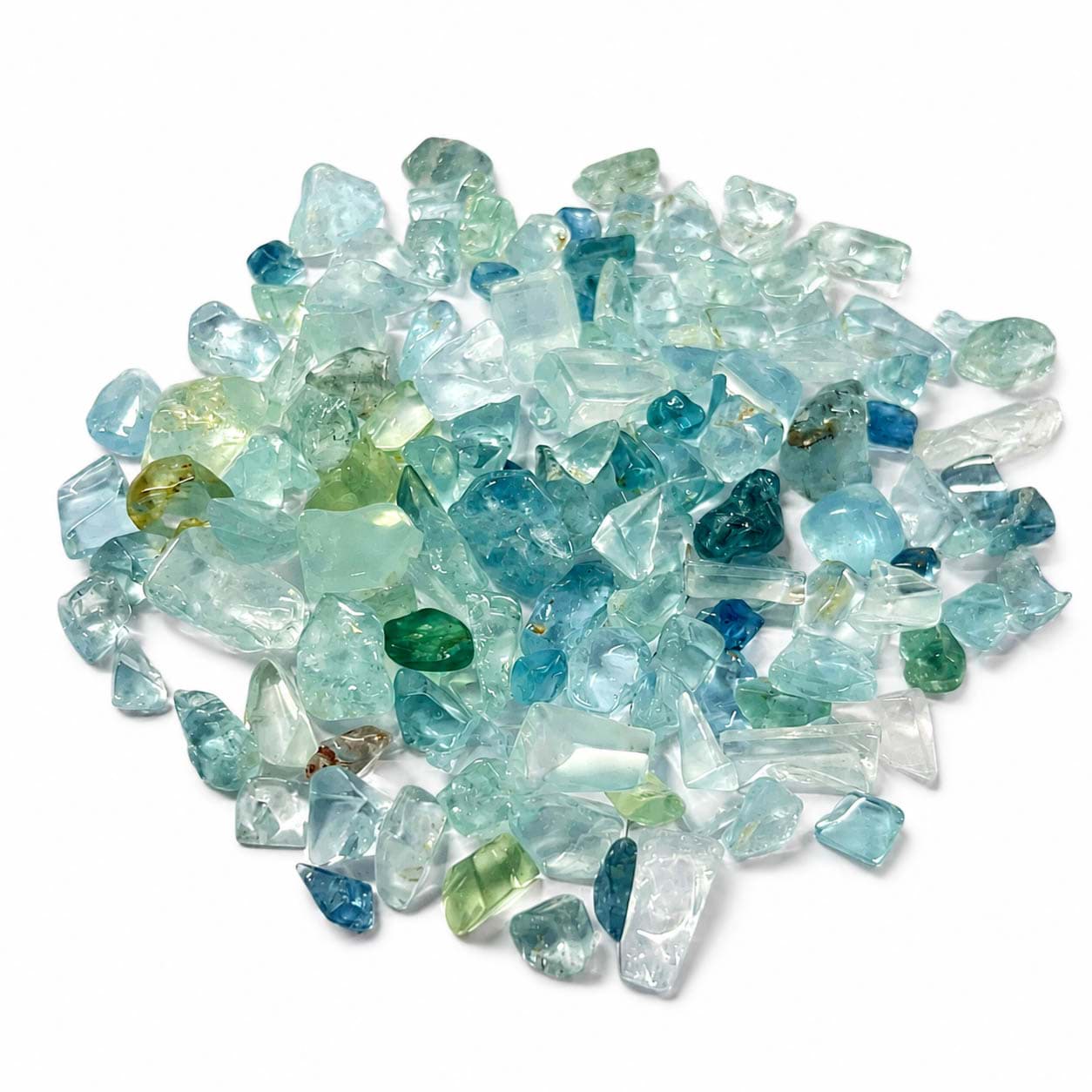 Aquamarin mini Trommelsteine (VE: 50gr.)