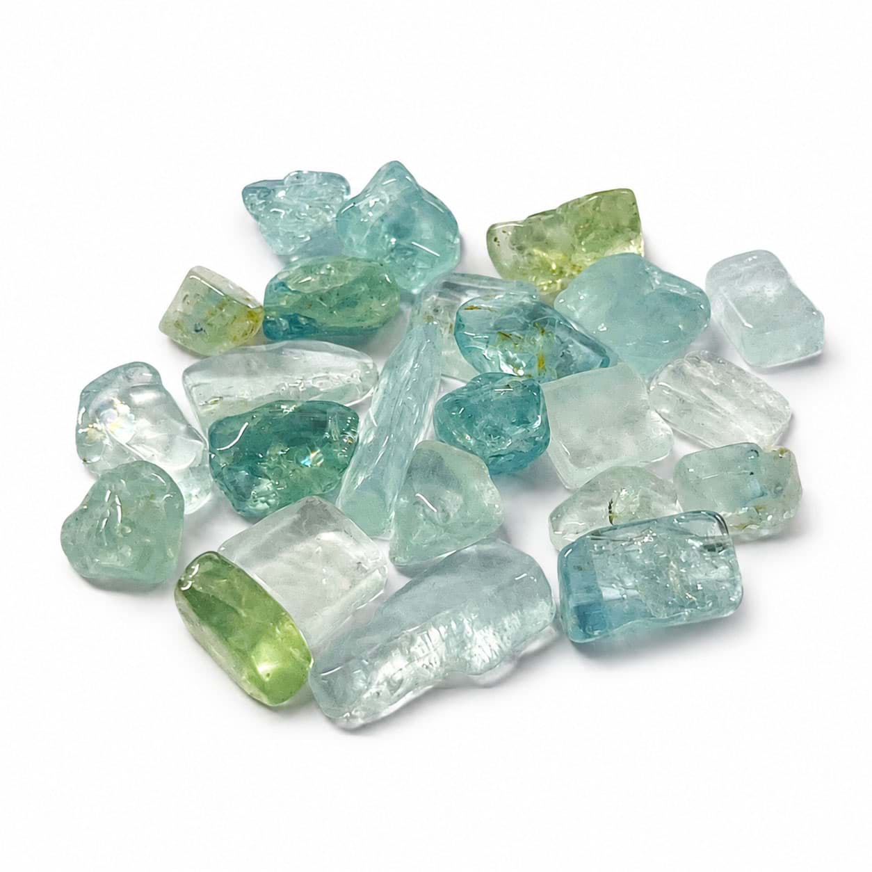 Aquamarin Trommelsteine (VE: 50gr.)