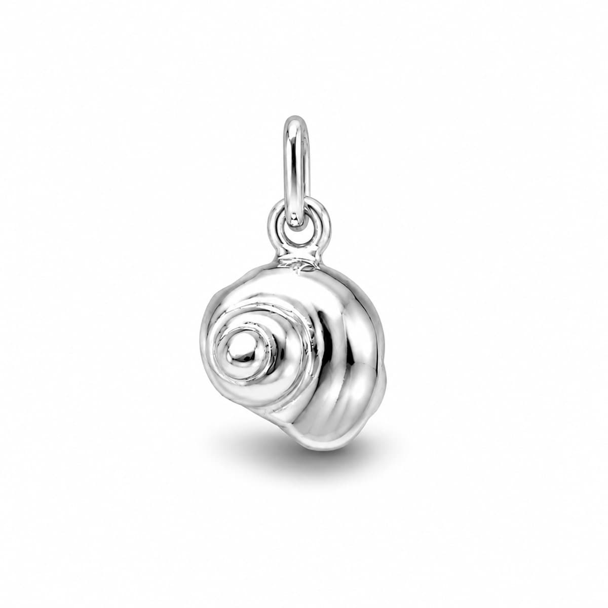 Charm Muschel 6mm, Silber 925