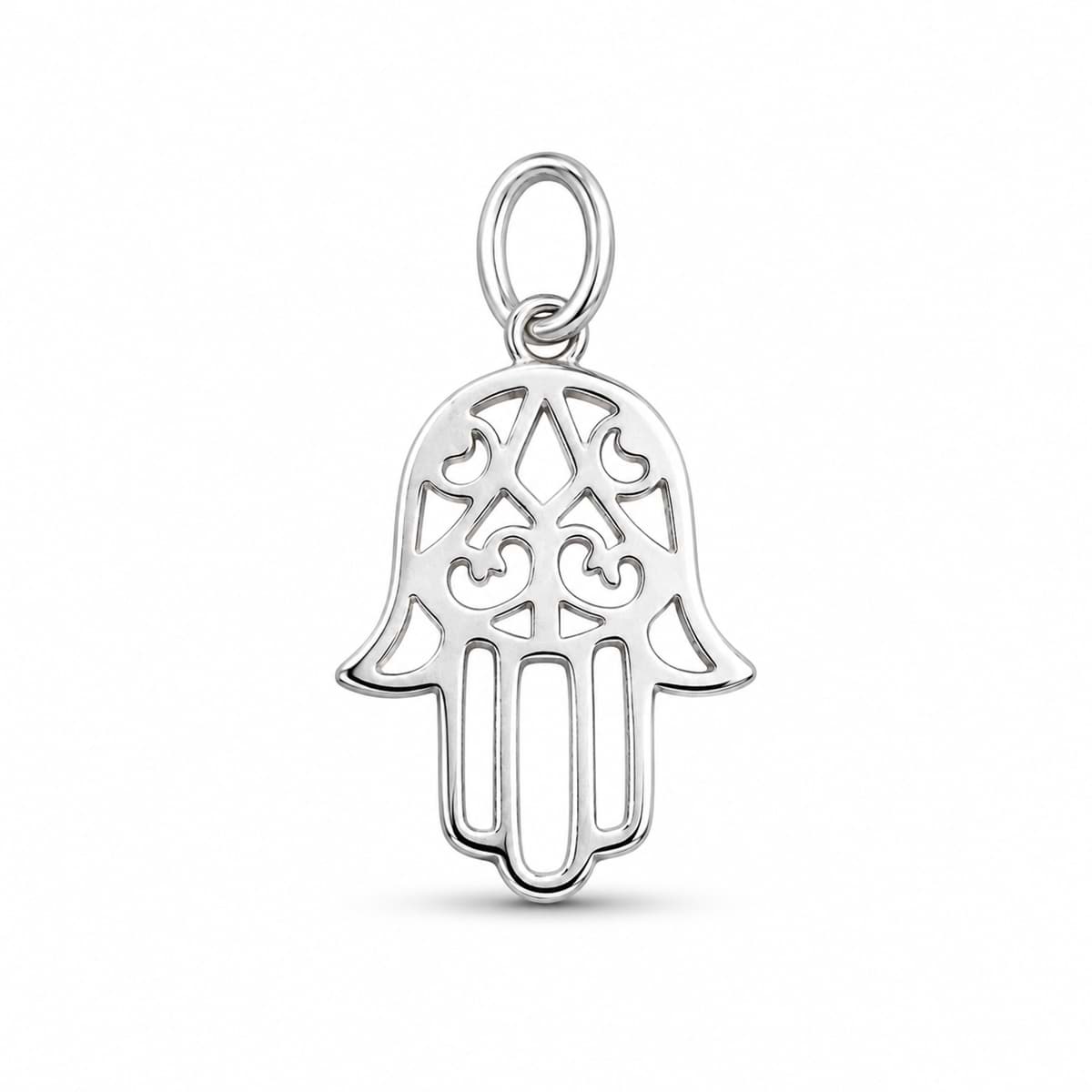 Pendentif main de Fatima 11x18mm, argent 925