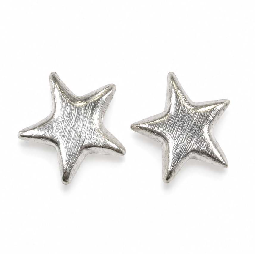 Stern 14.5x15.5mm, Silber 925 matt