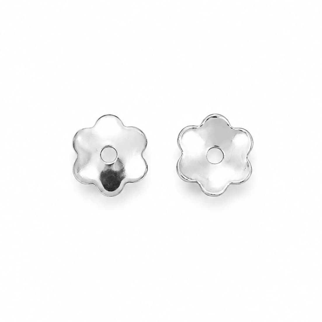 Blumen Endkappen, Silber 925