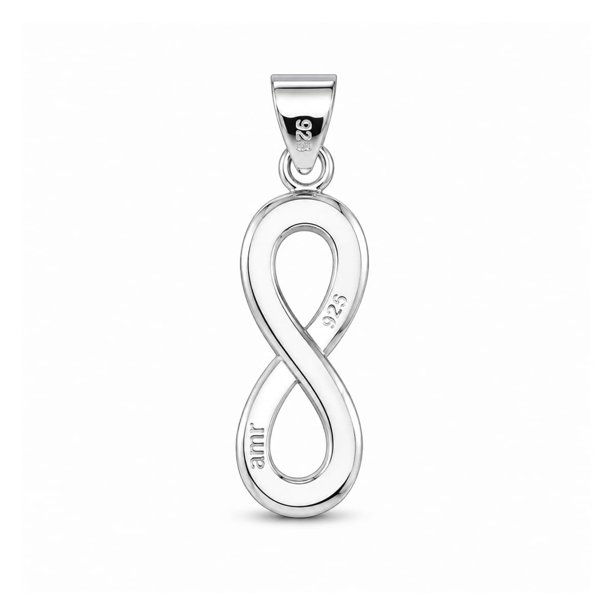 Infinity 8x20mm Anhänger, Silber 925