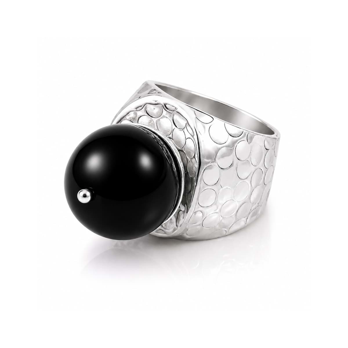 Kugel 18mm Ring, Silber 925