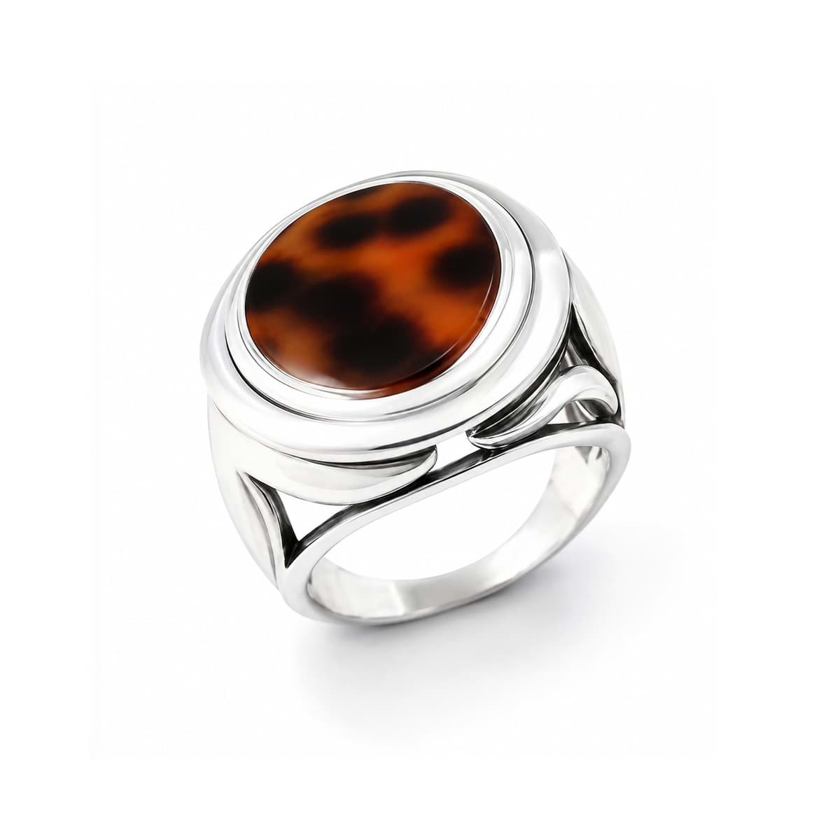 Muschel Ring 21mm Silber 925