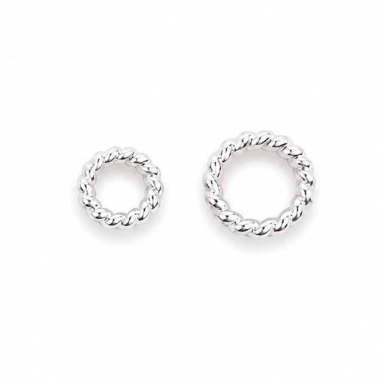 Ringe gedreht, Silber 925
