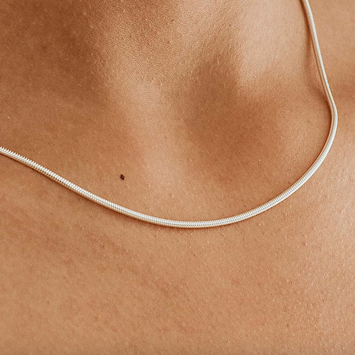 Schlangenkette 1.60mm, Silber