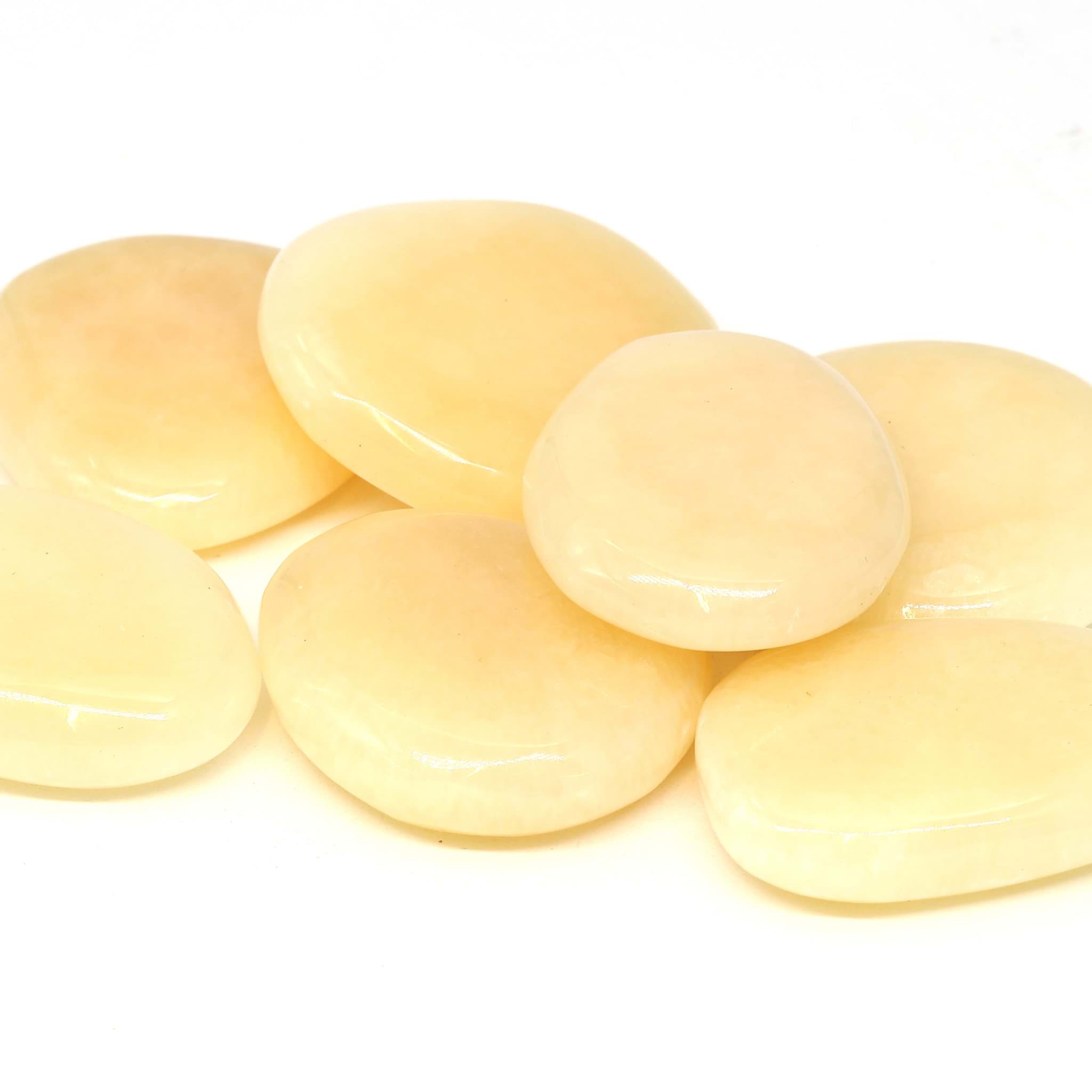Gelber Calcit  Handschmeichler (VE: 250g)