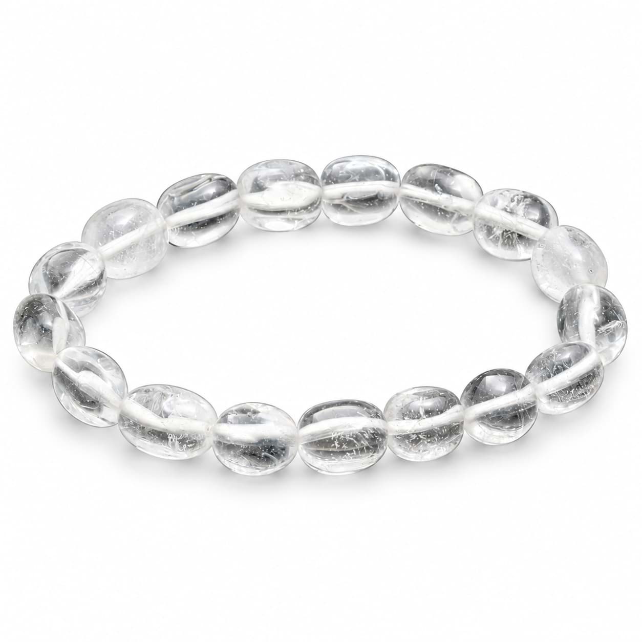 Bergkristall Trommel 10-12mm Armband