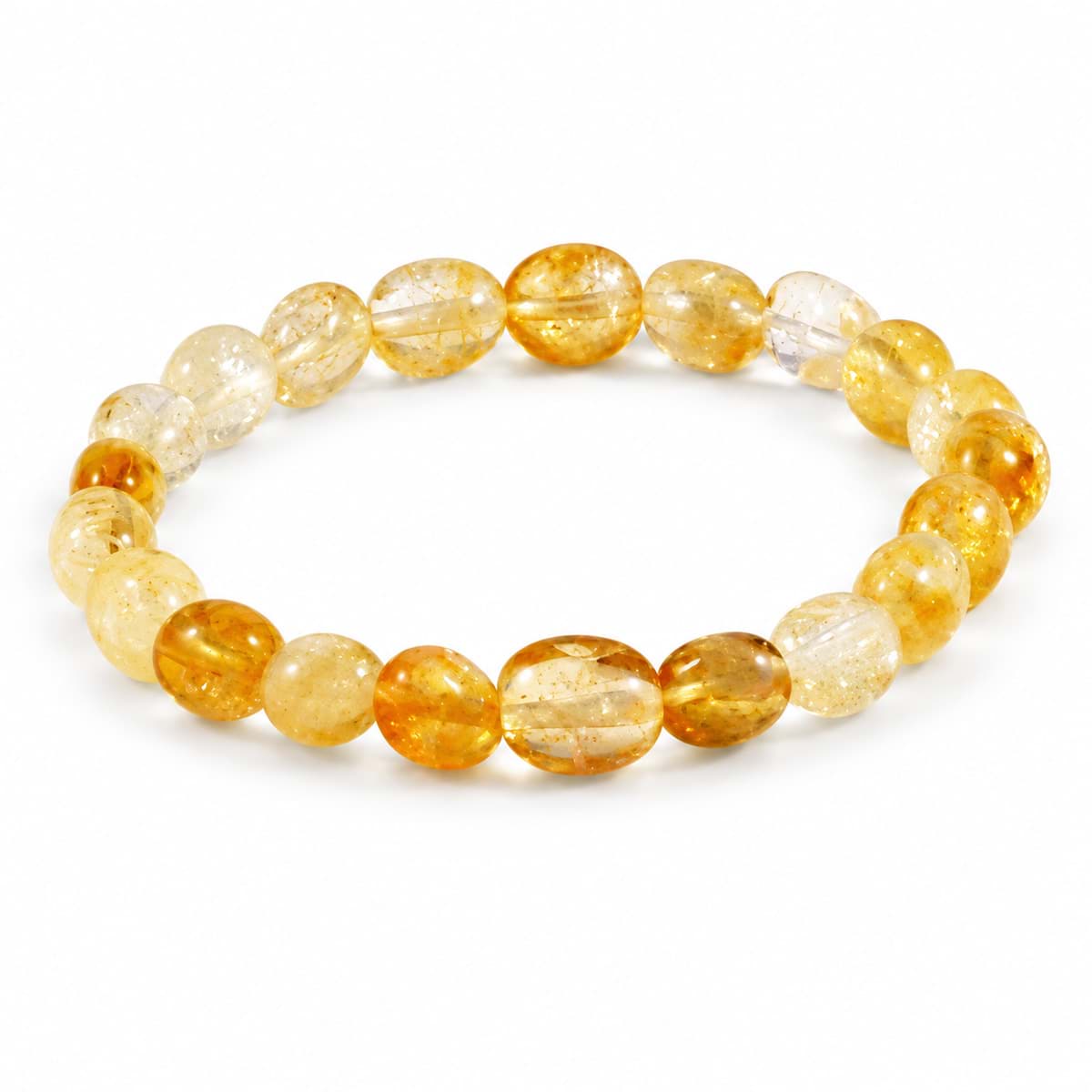 Bracelet de Citrine Nuggets 8-10mm