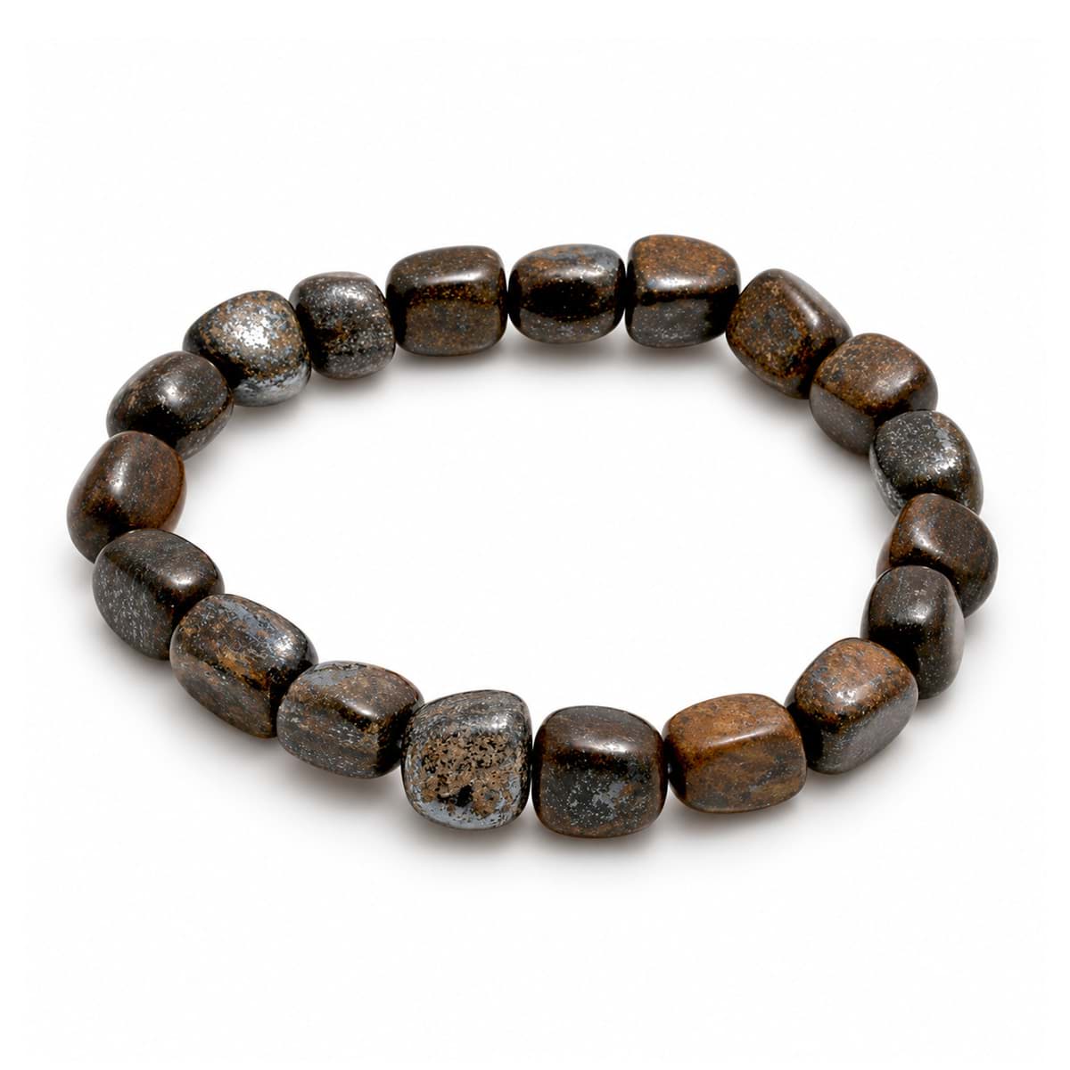Bronzit Crazy Nuggets  9-12mm Armband