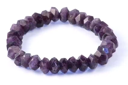 Image de Amethyst fac. Button Barock 10mm Armband