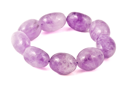 Bild von Amethyst Nuggets 15x24 (Lavendel) Armband