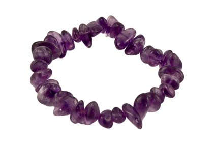 Bild von Amethyst Chips 9-12mm Armband