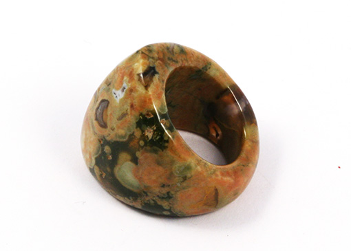 Bild von Rhyolit Ring "Marquise" 30x25mm