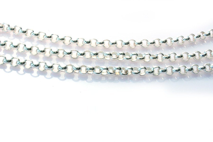 Bild von Silber Rolo Kette 5x2mm (Lieferbar in ca. 4 Wochen)