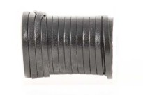 Bild von Lederband flach 4mm schwarz, 10m Rolle