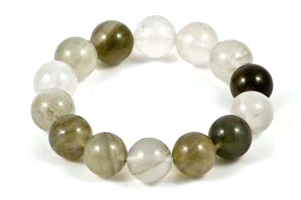Immagine di Grüner Aragonit Kugeln 14mm Armband