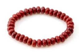 Immagine di Roter Jaspis Button  8mm Armband