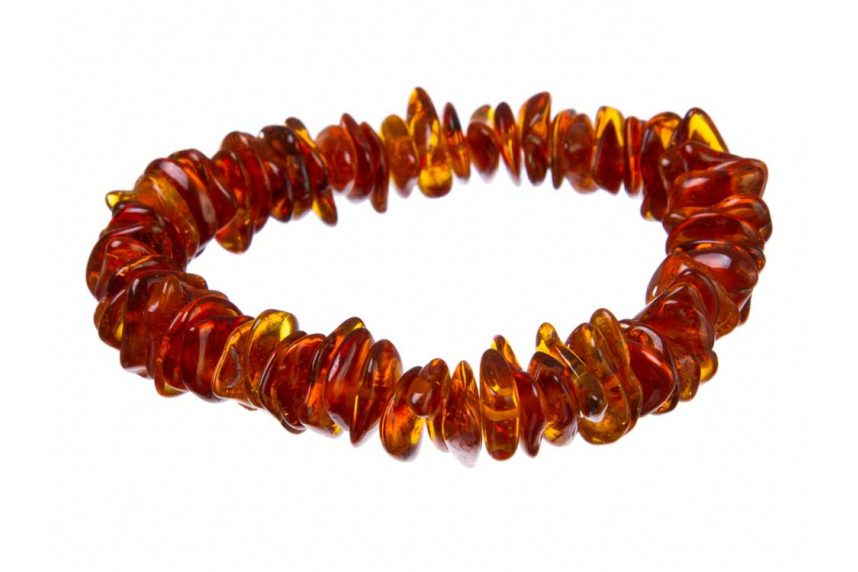 Bild von Bernstein Kinder Chips Armband