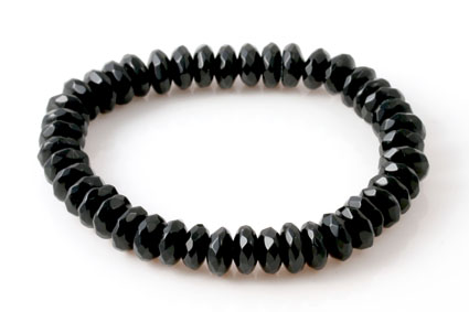 Bild von Onyx fac. Button  8mm Armband