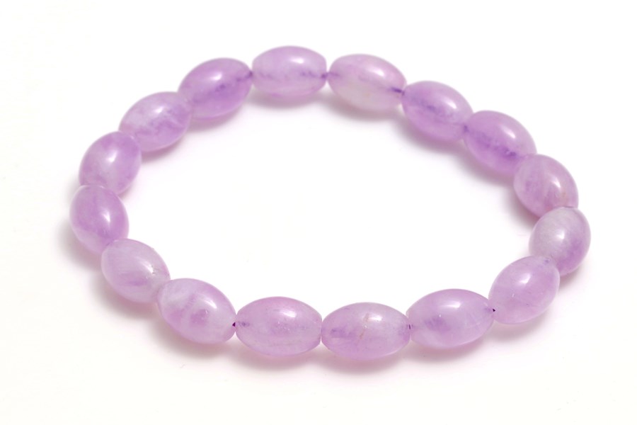 Image de Amethyst Eiform 8x12mm (Lavendel) Armband