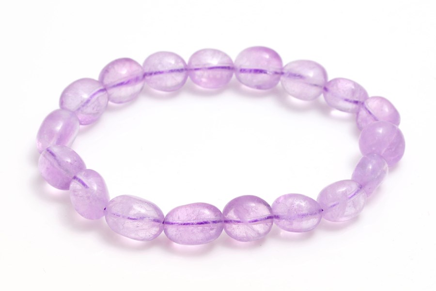 Bild von Amethyst Nuggets 10x14 (Lavendel) Armband