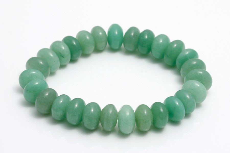 Bild von Aventurin Button 12mm Armband